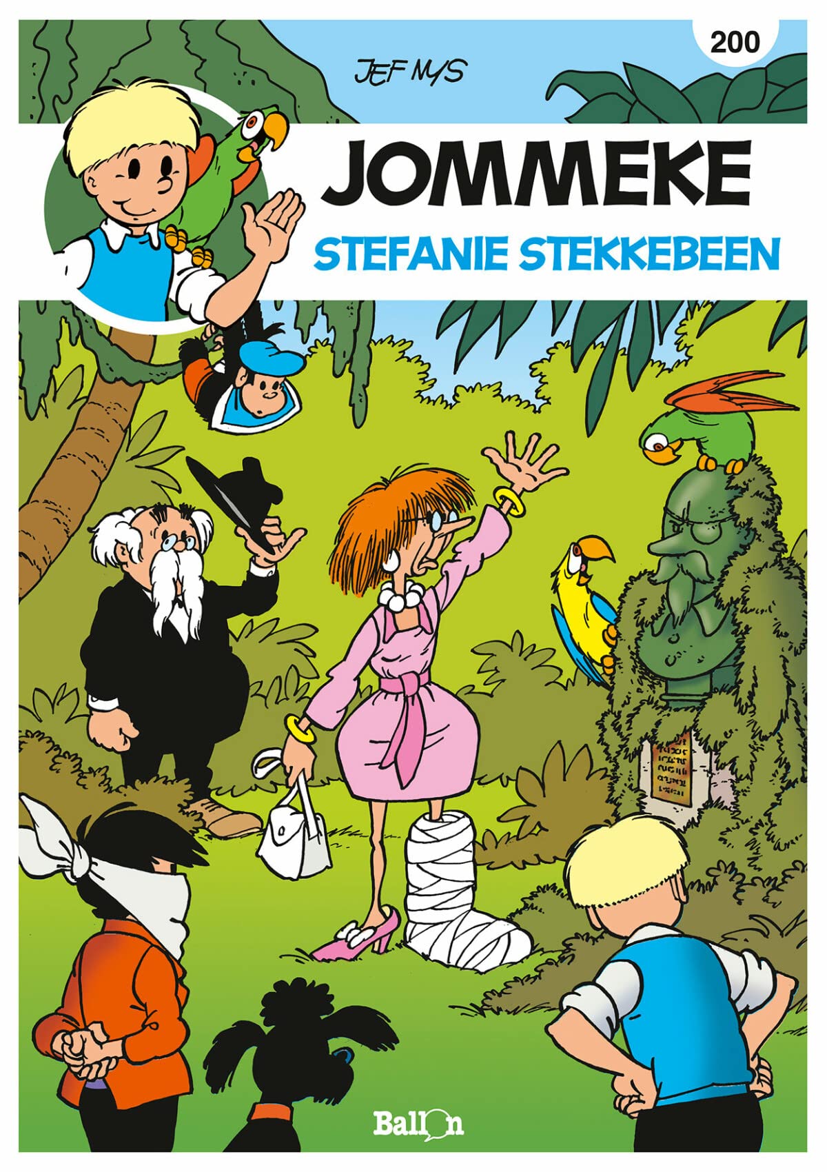 Stefanie Stekkebeen (De belevenissen van Jommeke, 200) Cartoons