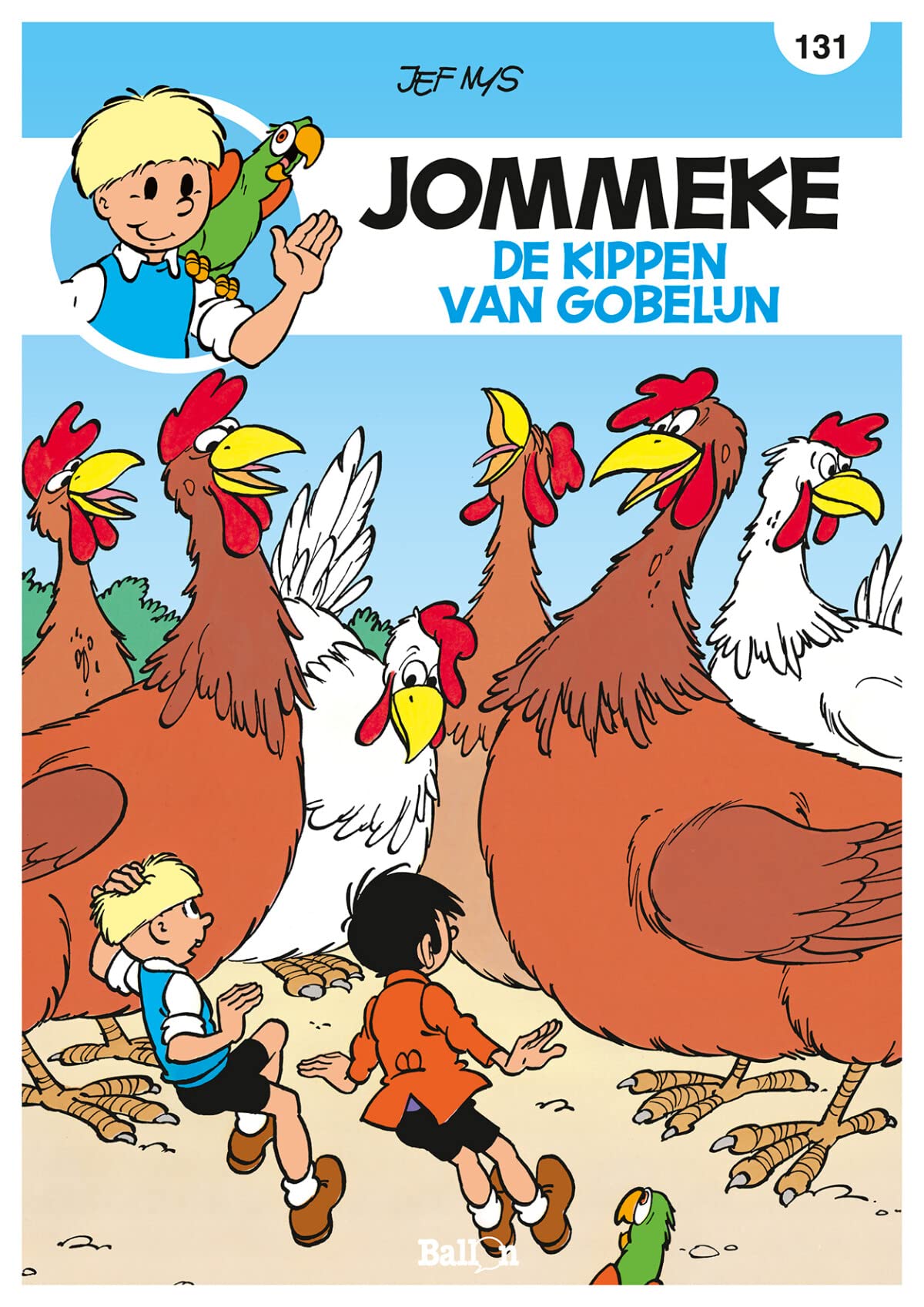 De kippen van Gobelijn (De belevenissen van Jommeke, 131) Cartoons