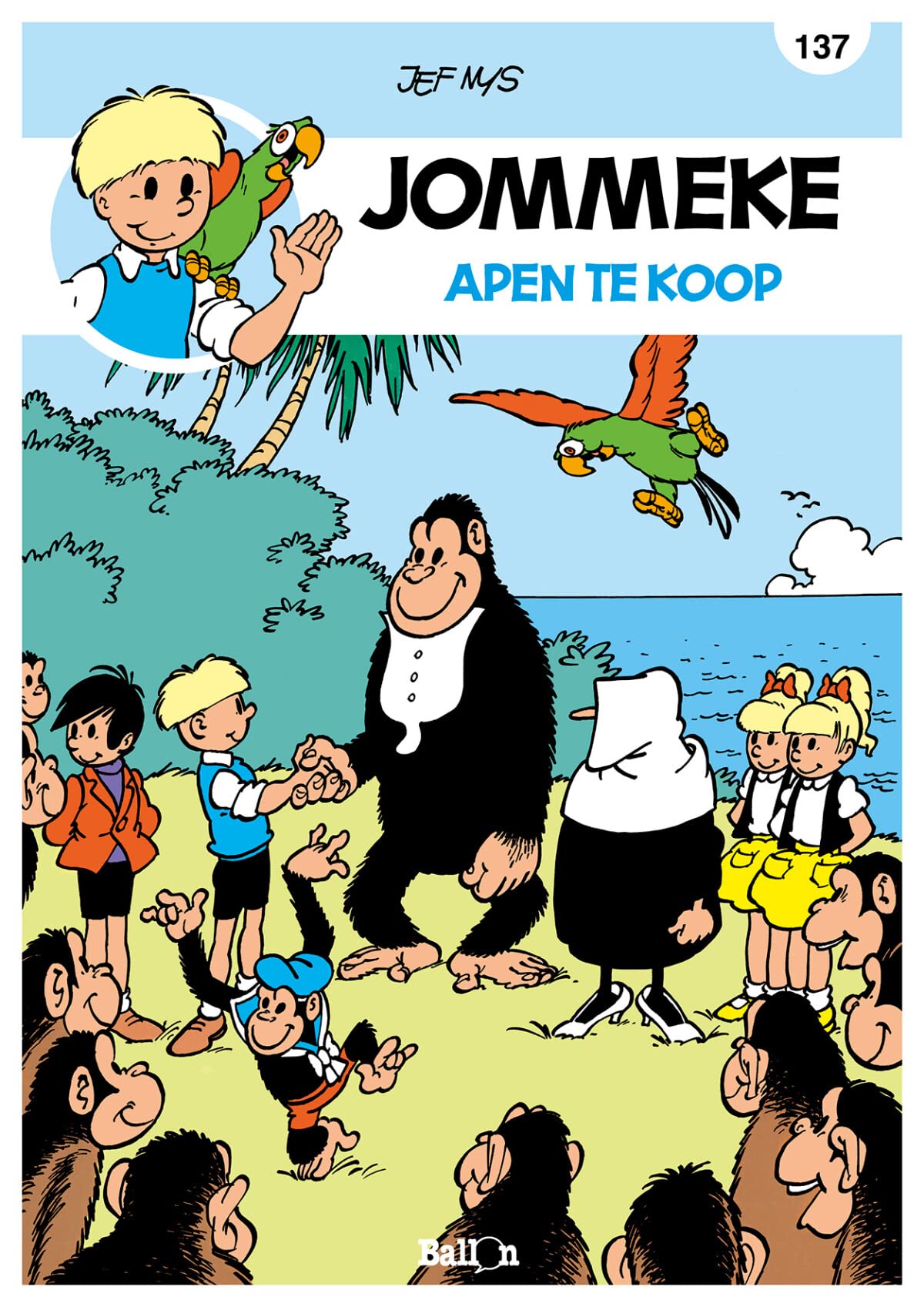 Apen te koop (De belevenissen van Jommeke, 137) Manga