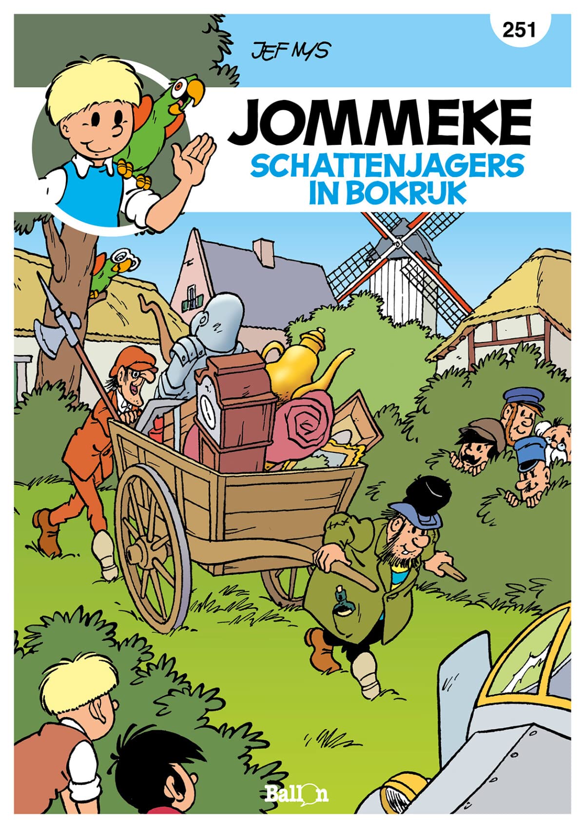 Schattenjagers in Bokrijk (De belevenissen van Jommeke, 251) Cartoons