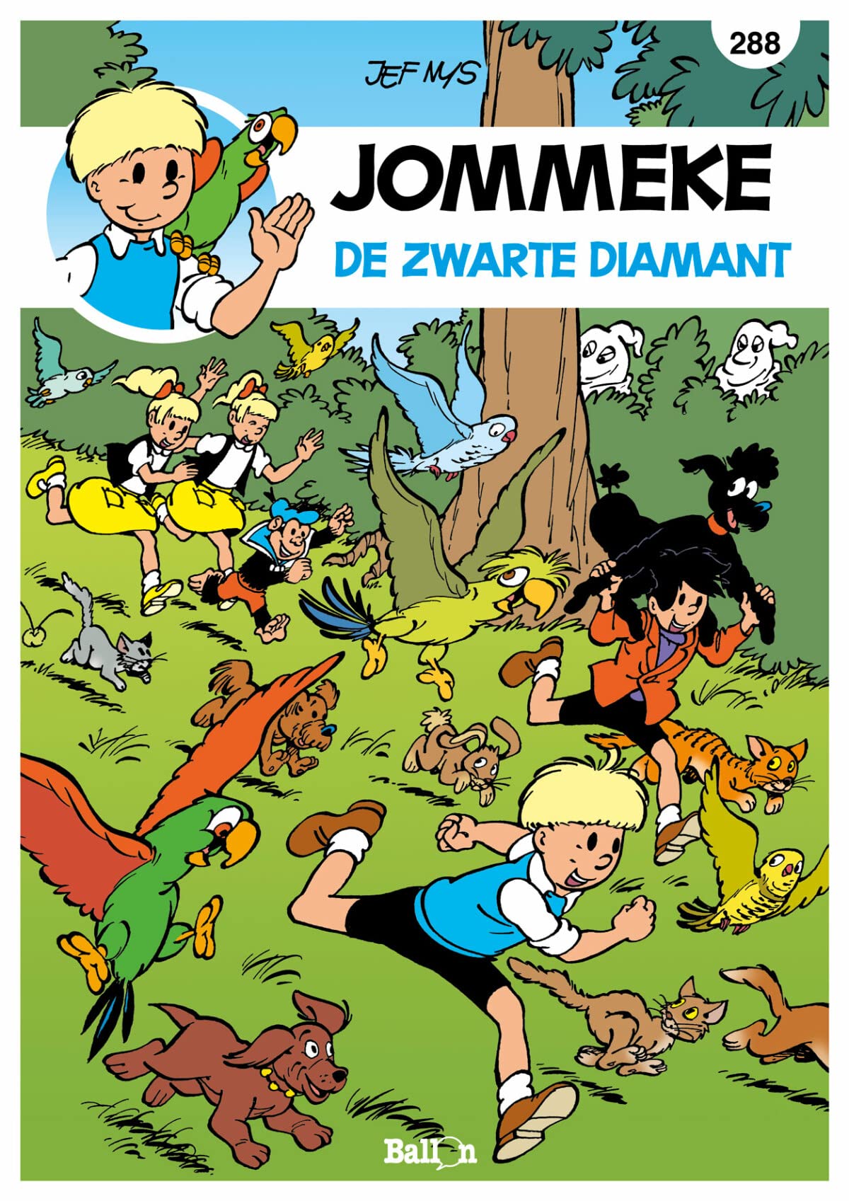 De zwarte diamant (De belevenissen van Jommeke, 288) Manga