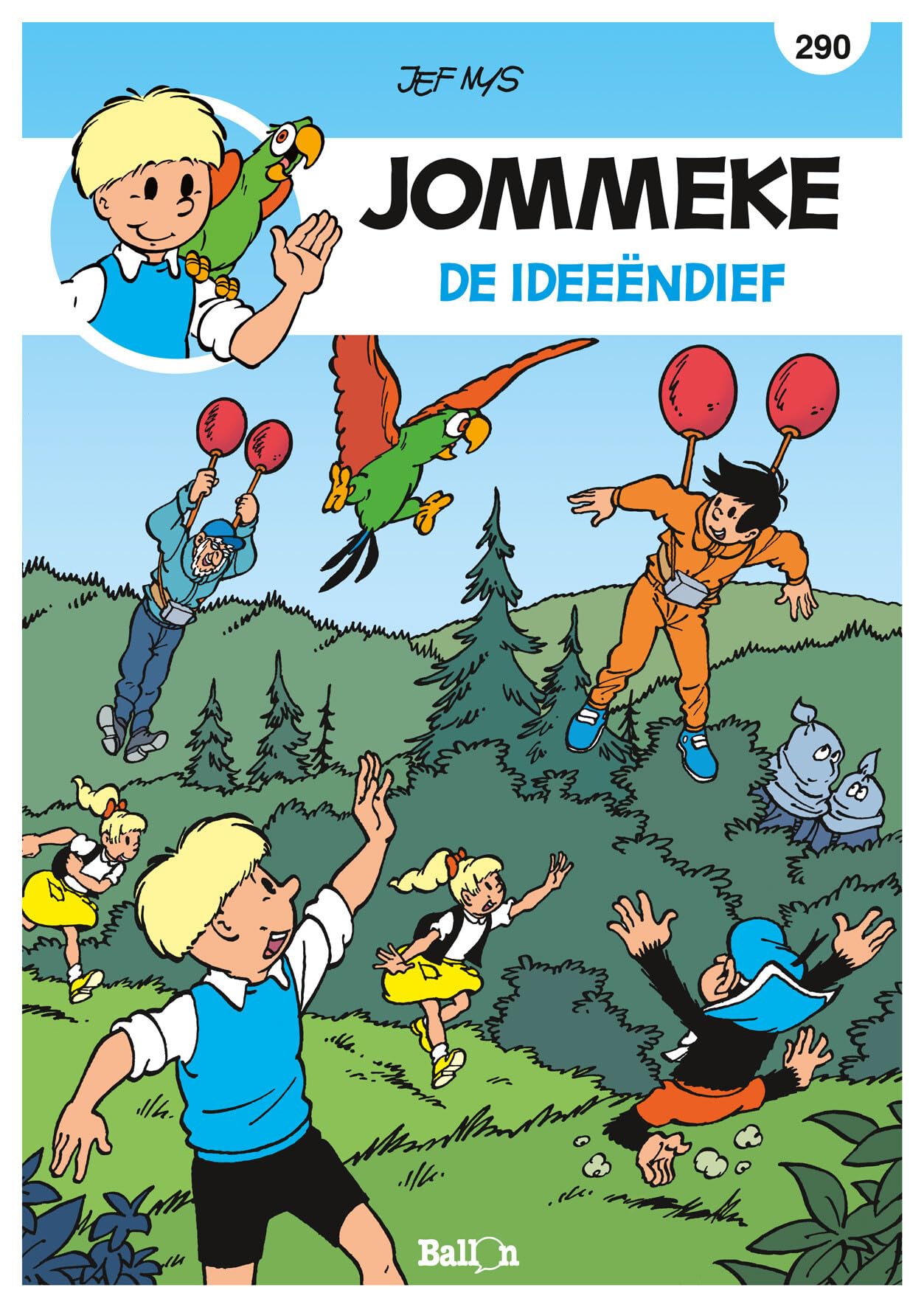 De ideeëndief (De belevenissen van Jommeke, 290) Manga