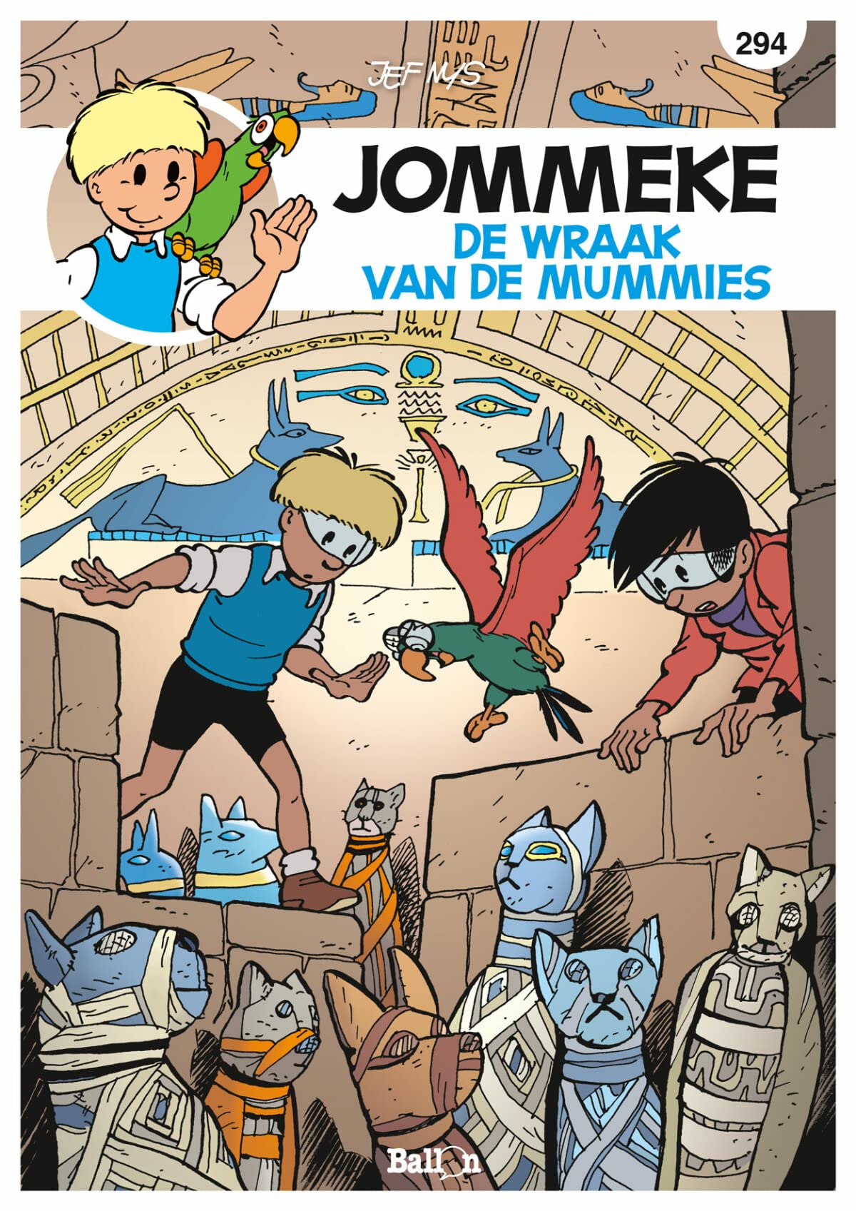 De wraak van de mummies (De belevenissen van Jommeke, 294) Manga