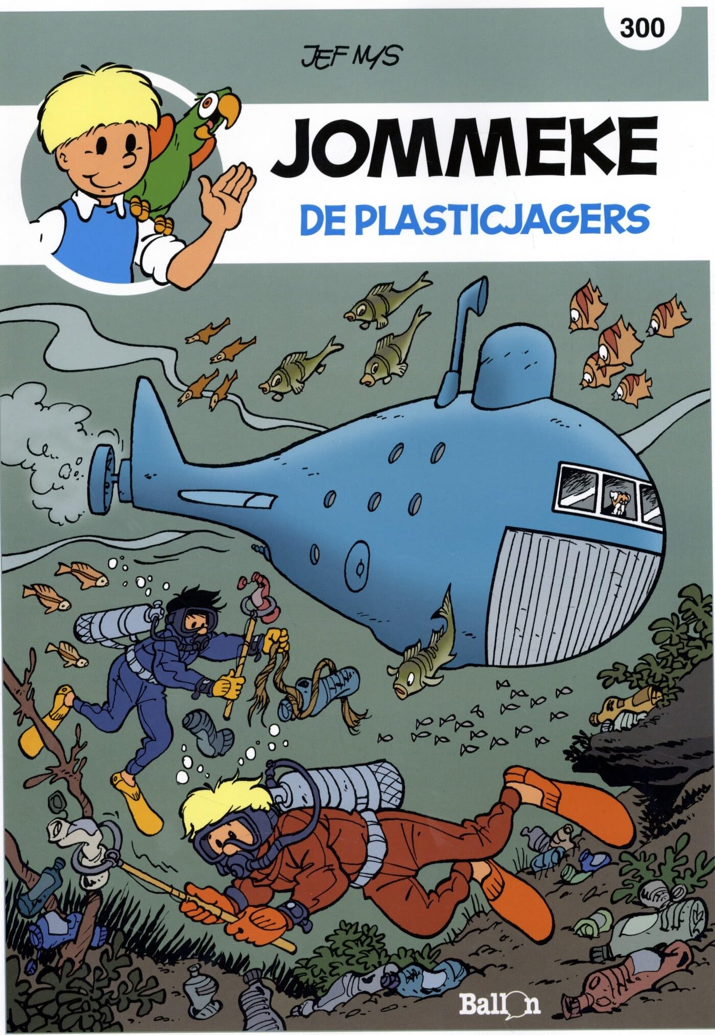 De plasticjagers (De belevenissen van Jommeke, 300) Manga