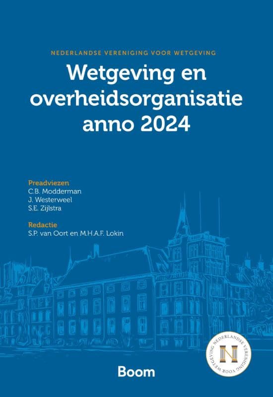 Wetgeving en overheidsorganisatie anno 2024 book