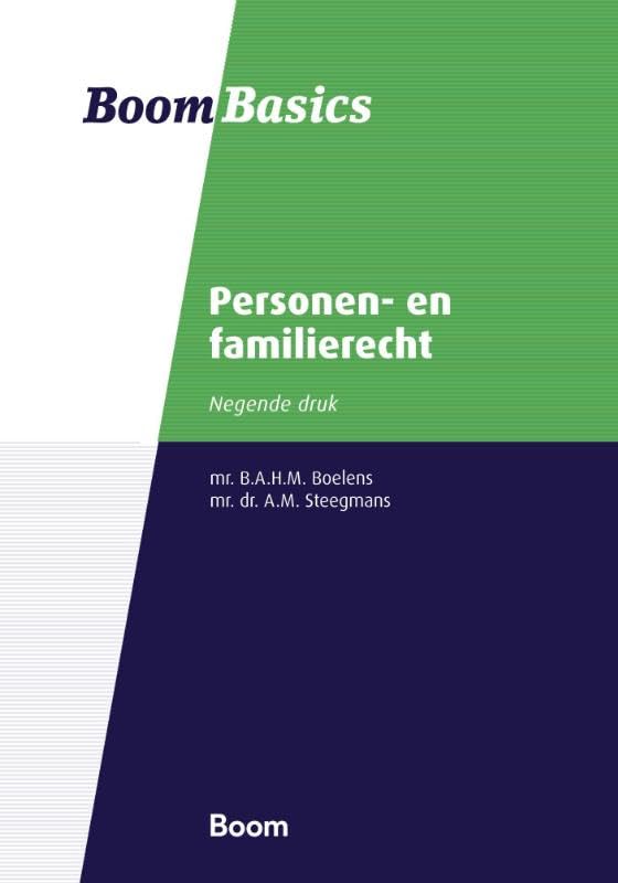 Personen- en familierecht (Boom Basics) Law