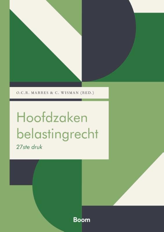 Hoofdzaken belastingrecht book