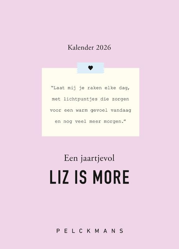 Een jaartjevol LIZ IS MORE 2026 book