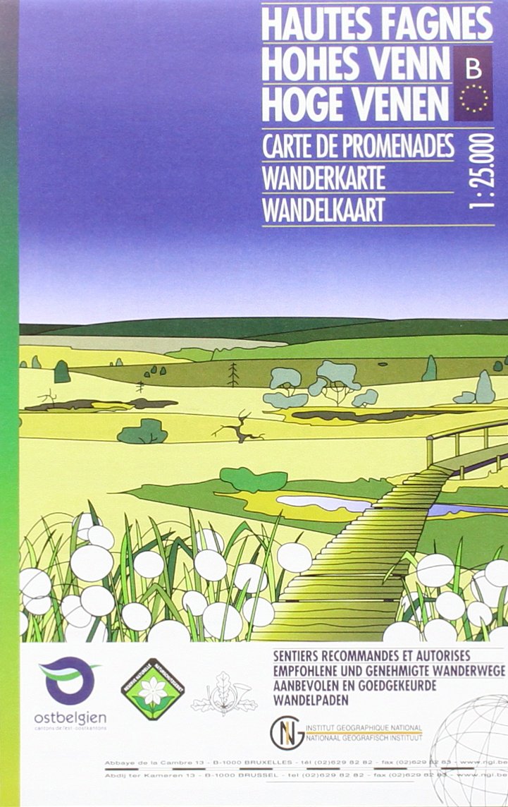 toeristische kaart HAUTES FAGNES VTTOE.0001.PP.6 Maps & Plans