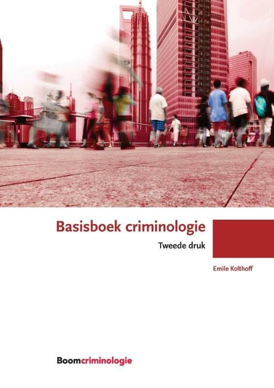 Basisboek criminologie book