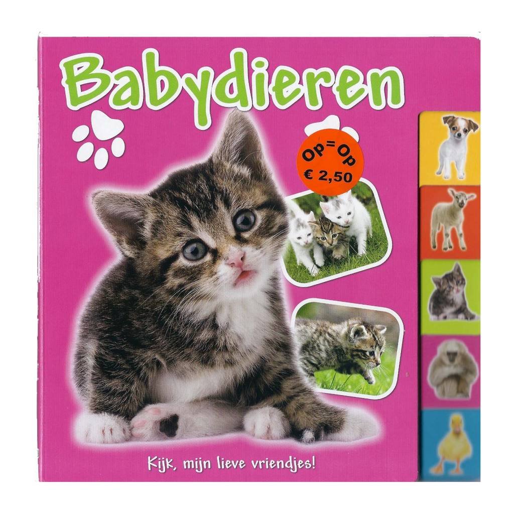 Kijk, mijn lieve vriendjes Babydieren book