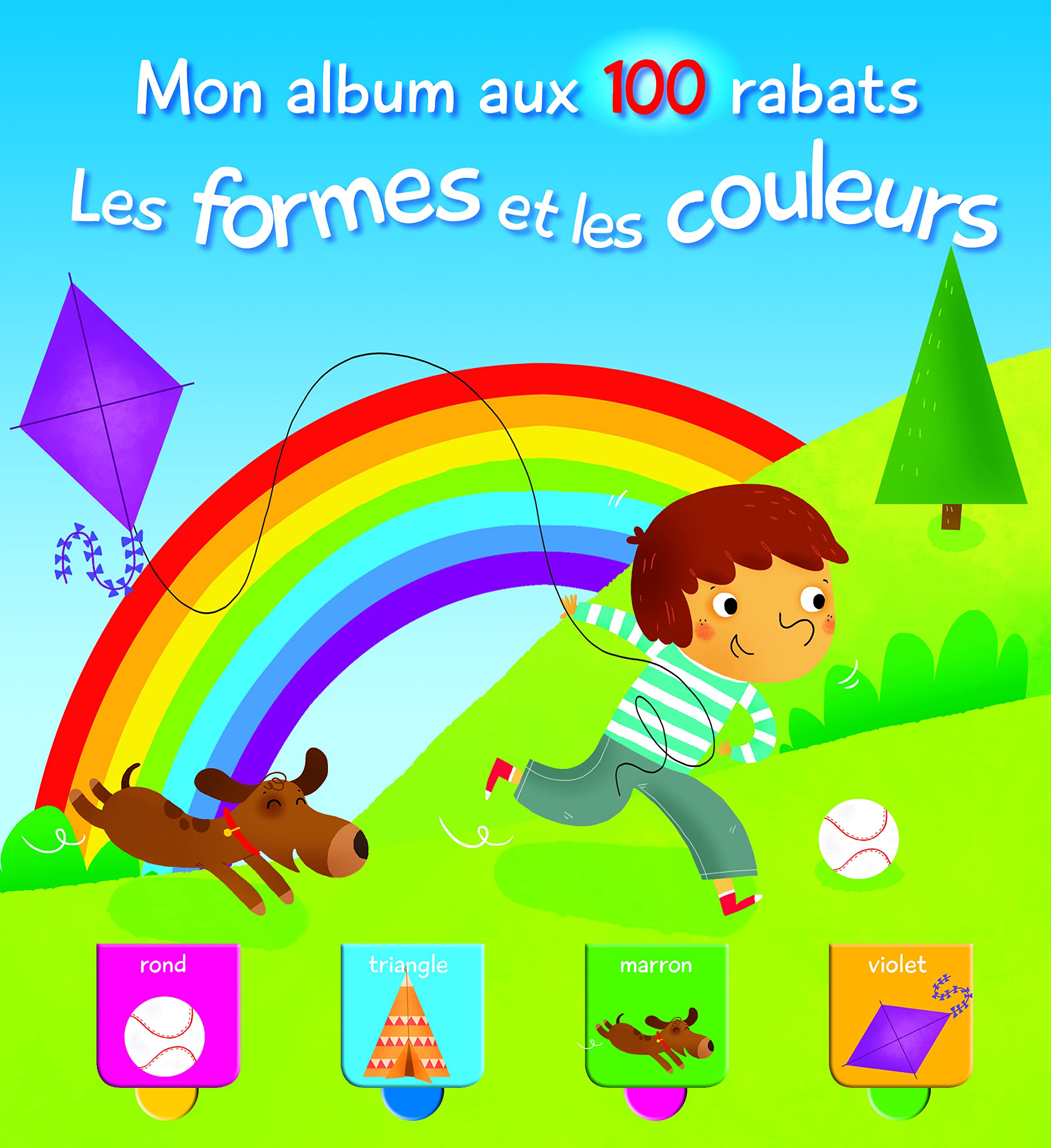 Les formes et les couleurs : mon album aux 100 rabats Tiptoi & Games