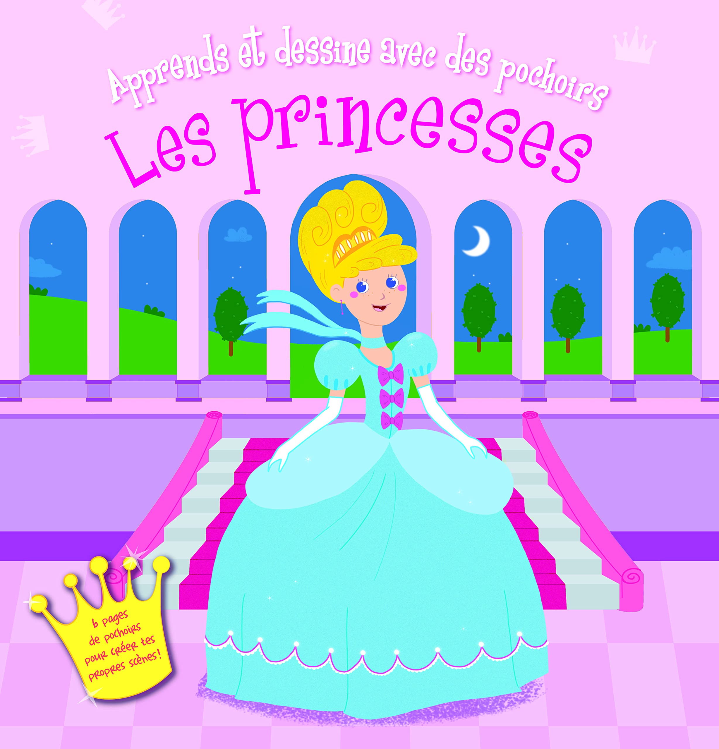 Les princesses: 4 pages de pochoirs pour créer tes propres décors book