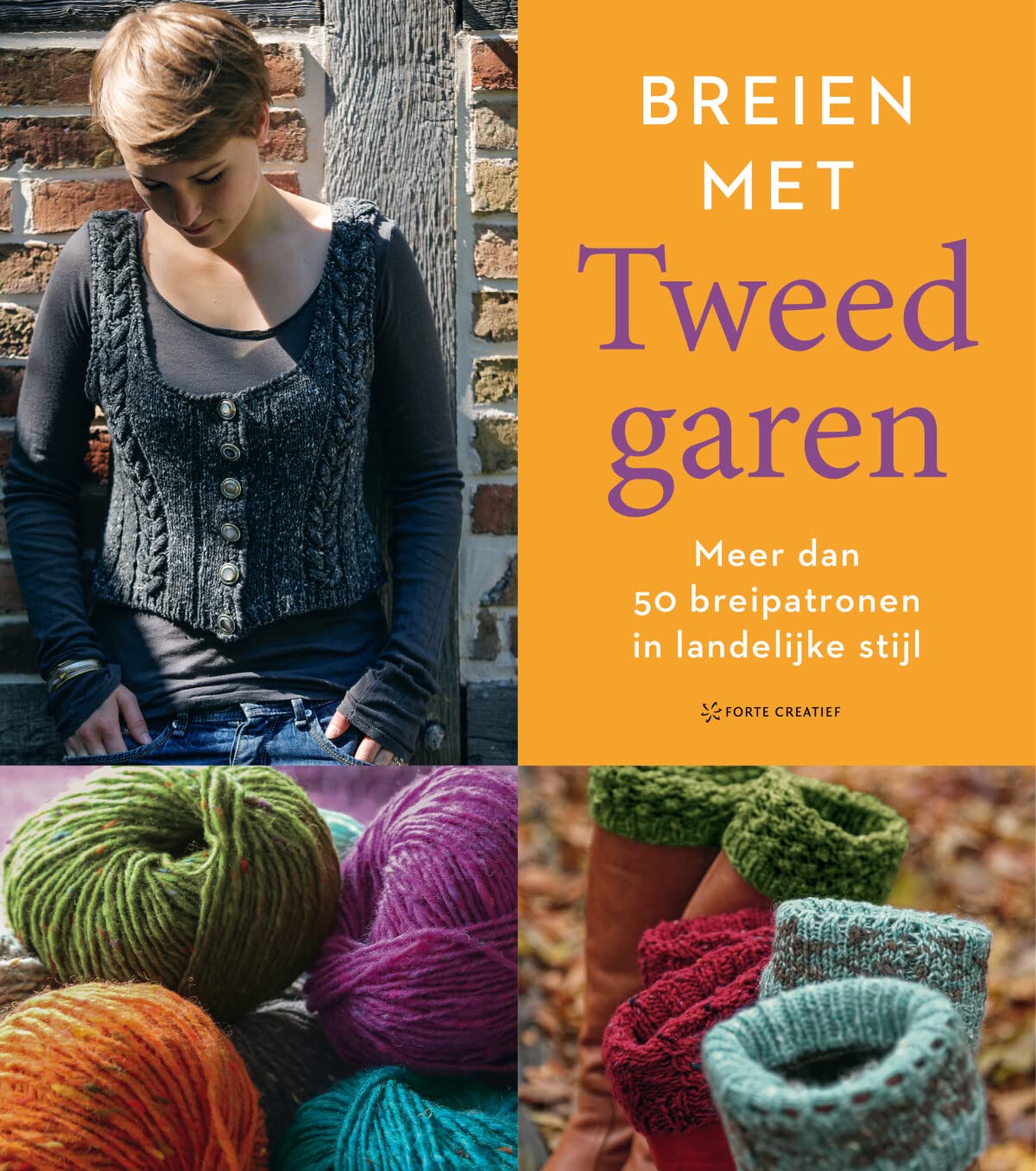 Breien met tweedgaren: meer dan 50 breipatronen in landelijke stijl book