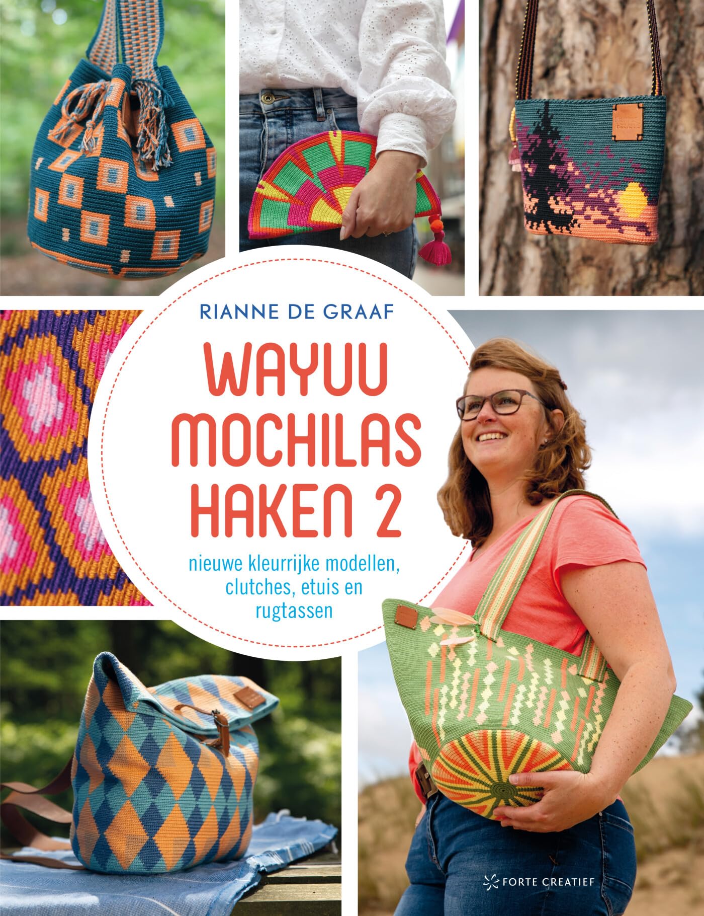 Wayuu mochilas haken: Nieuwe kleurrijke modellen, clutches, etuis en rugtassen book