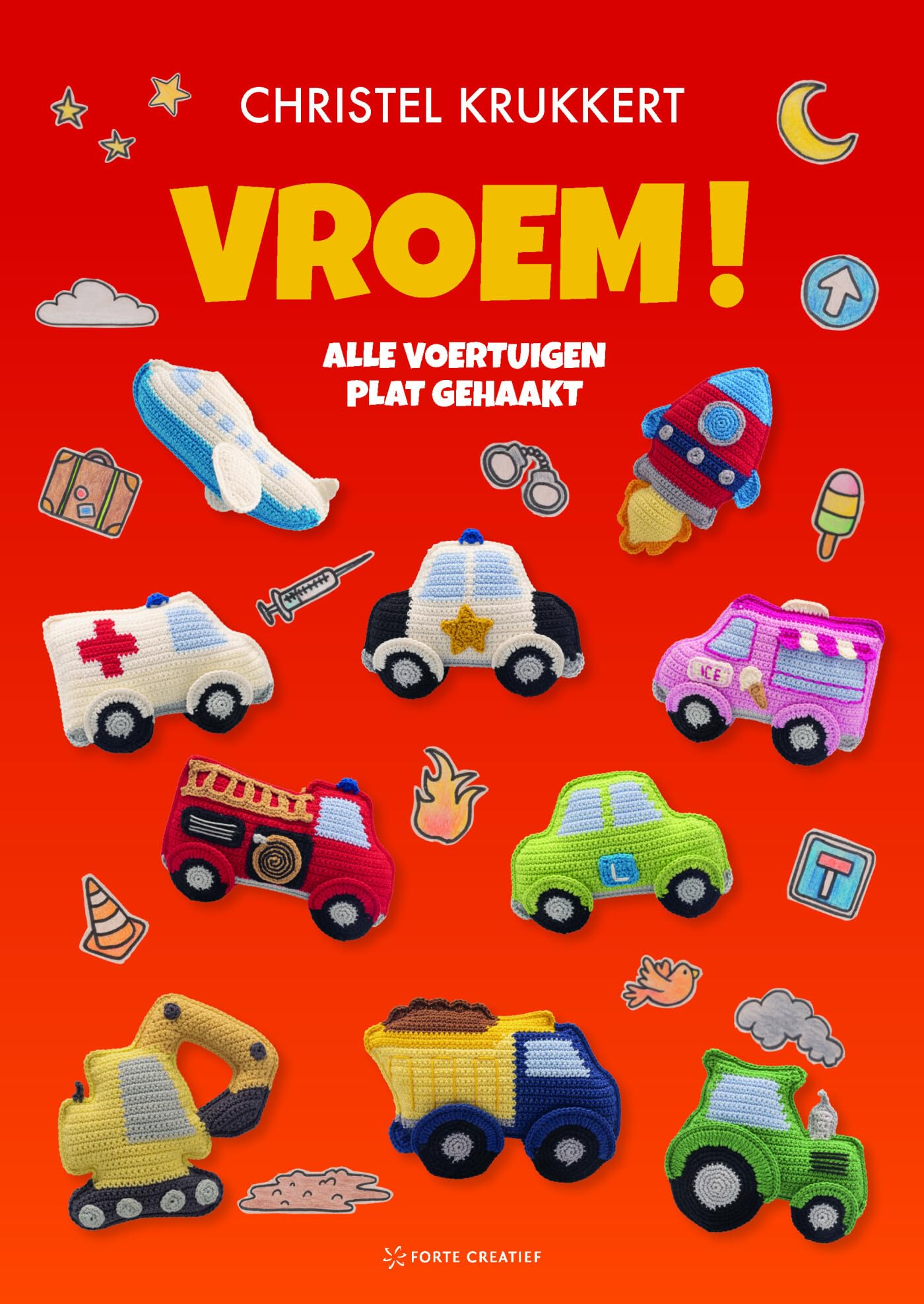 Vroem!: alle voertuigen plat gehaakt (Christels amigurumi) Hobbies & Crafts