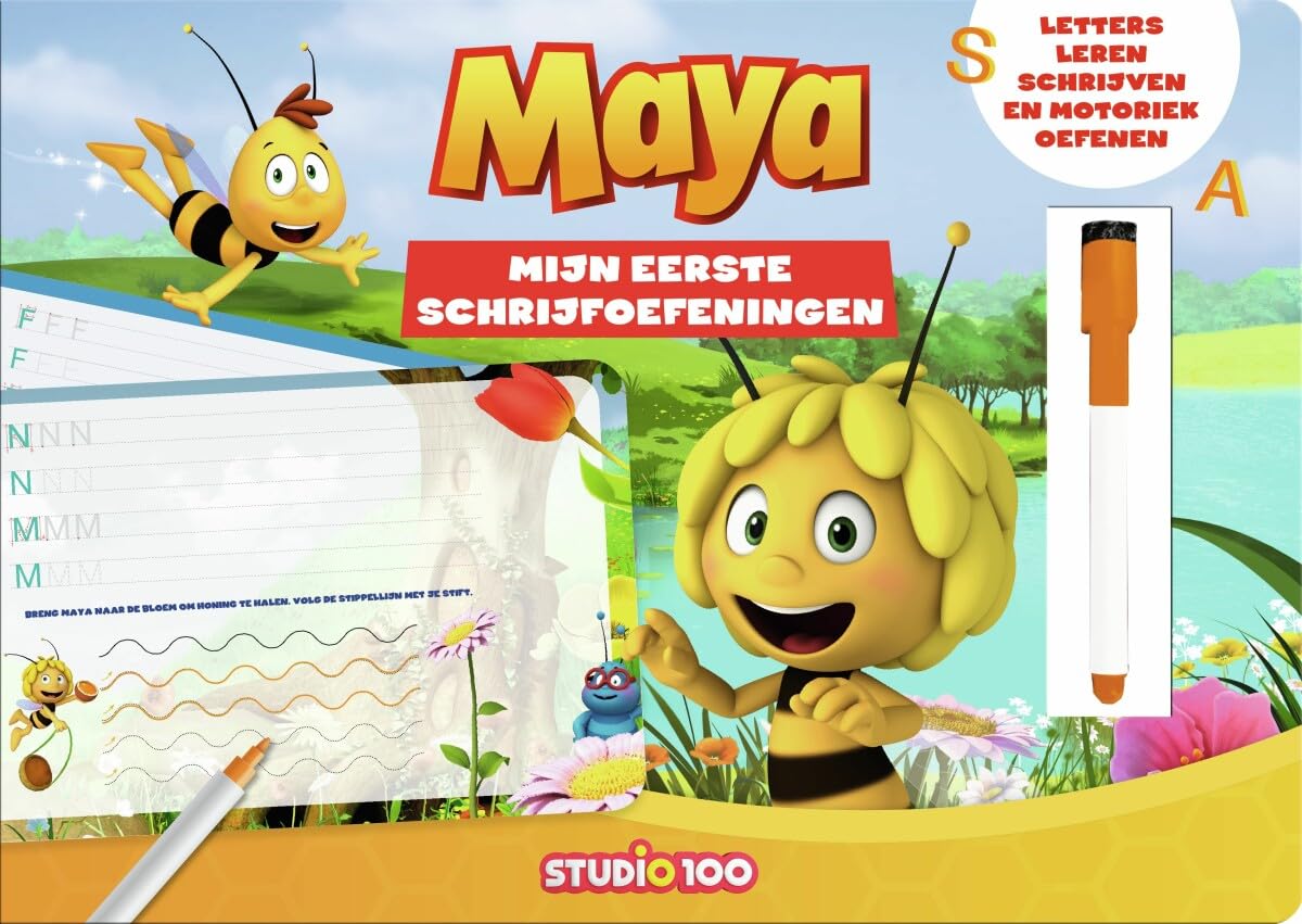 Maya: kartonboek - Mijn eerste schrijfoefeningen: Mijn eerste schrijfoefeningen book