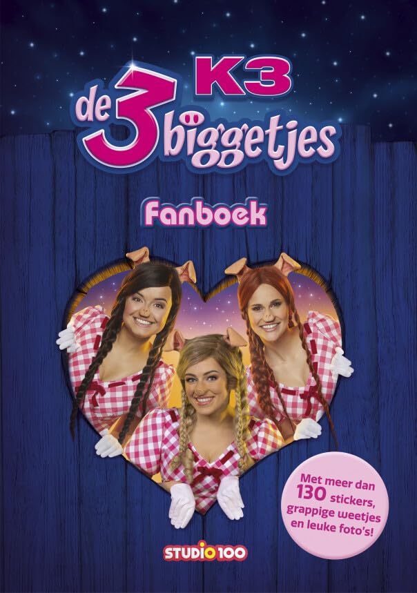 K3: Fanboek met stickers - 3 Biggetjes book