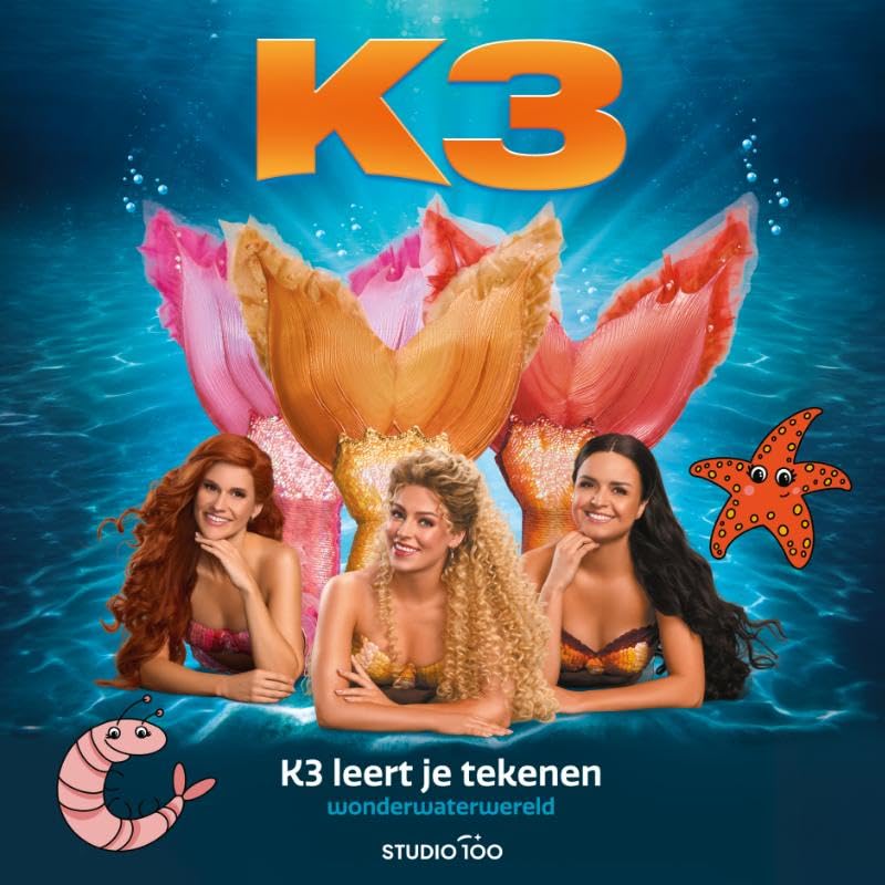 K3 leert je tekenen - Zeedieren book