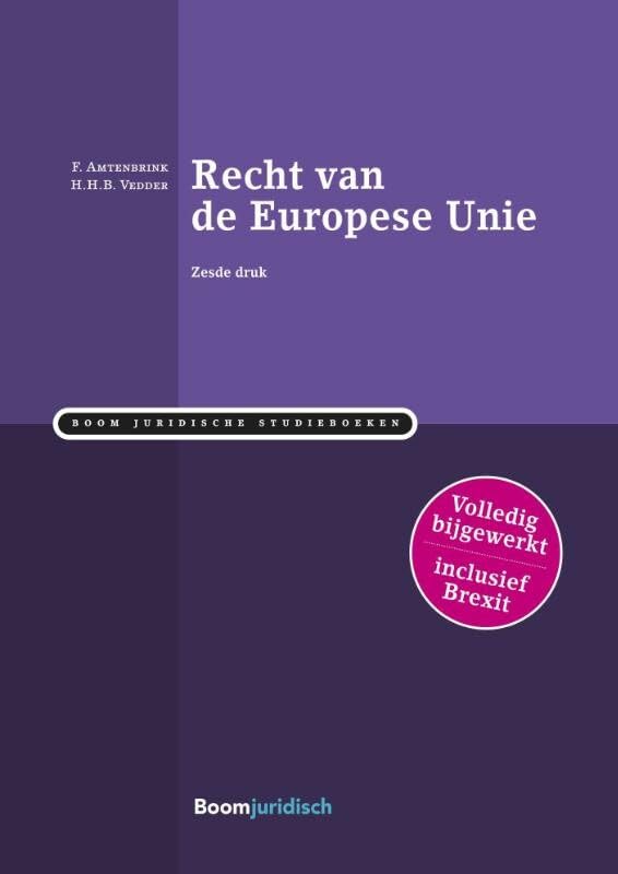 Recht van de Europese Unie book