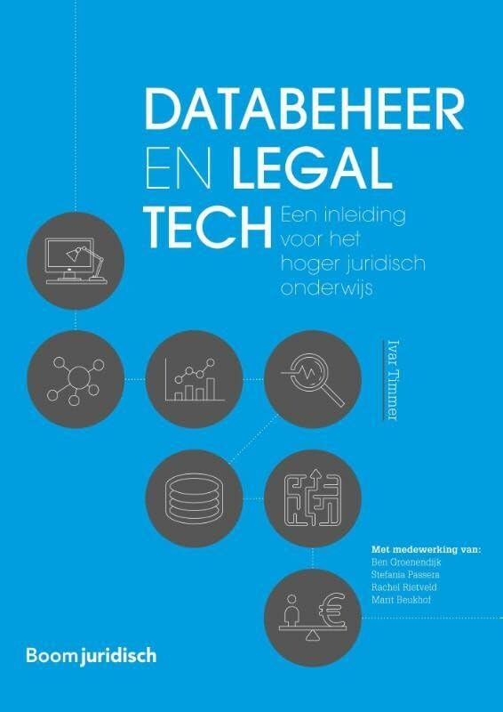 Databeheer en legal tech: een inleiding voor het hoger juridisch onderwijs book