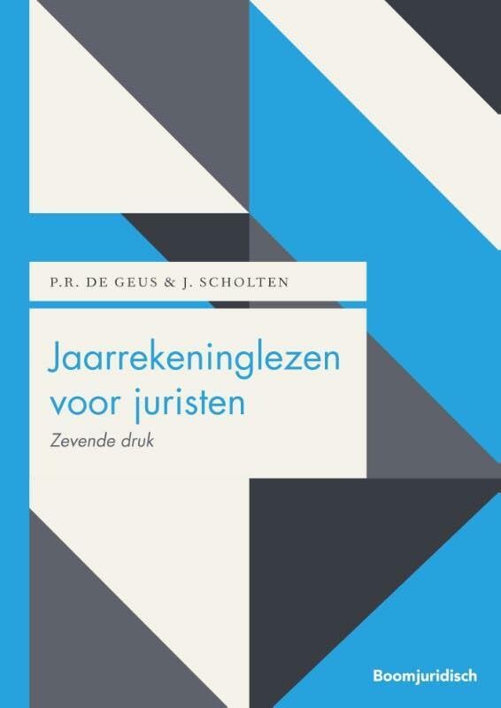 Jaarrekeninglezen voor juristen book