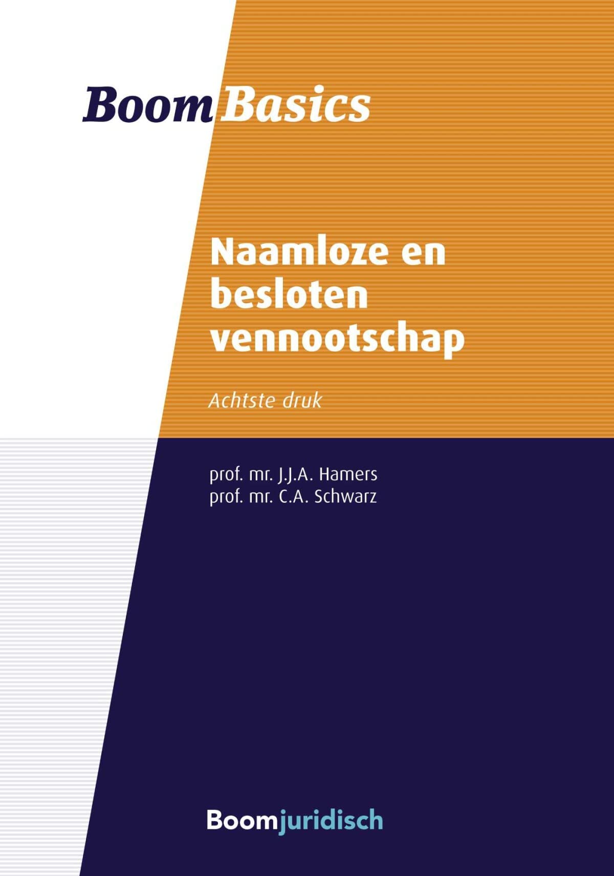 Boom Basics Naamloze en besloten vennootschap book