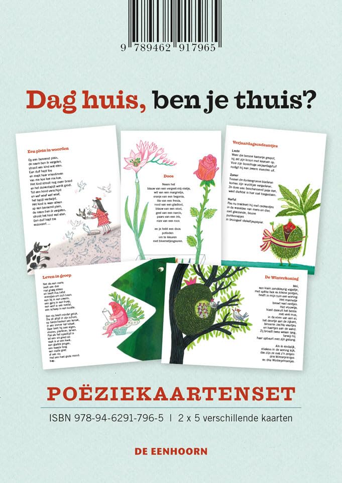 Poëziekaartenset 'Dag huis, ben je thuis?' Non-fiction