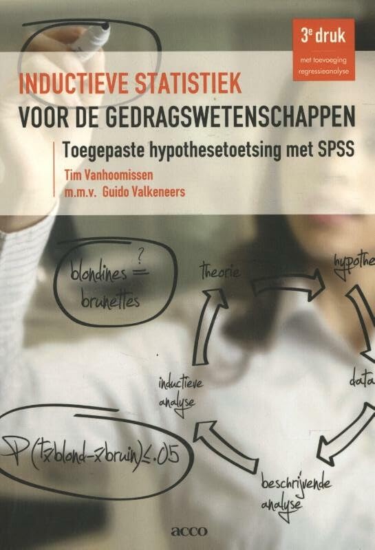 Inductieve statistiek voor de gedragswetenschappen book