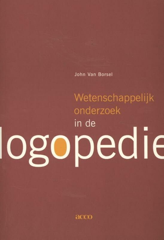 Wetenschappelijk onderzoek in de logopedie book
