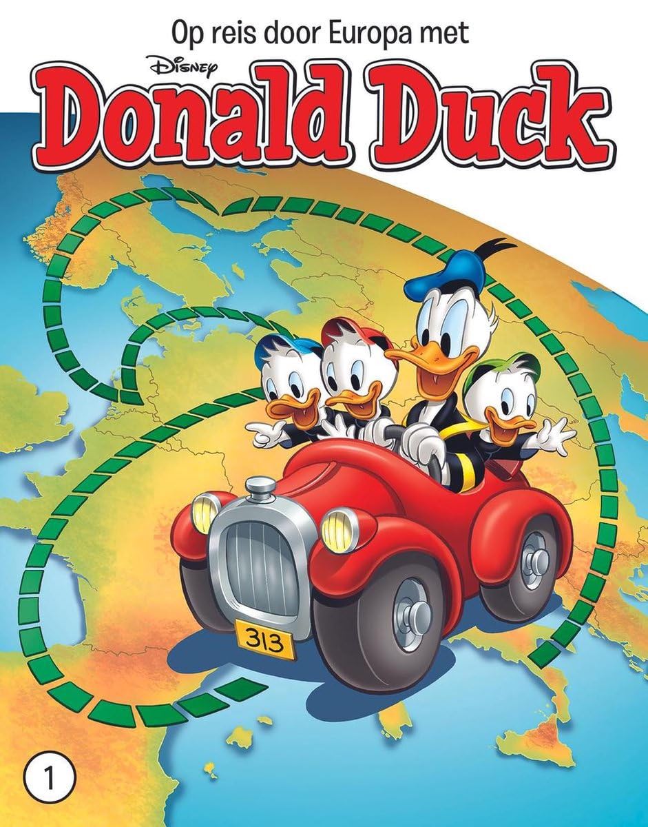 Op reis door Europa met Donald Duck 1 book