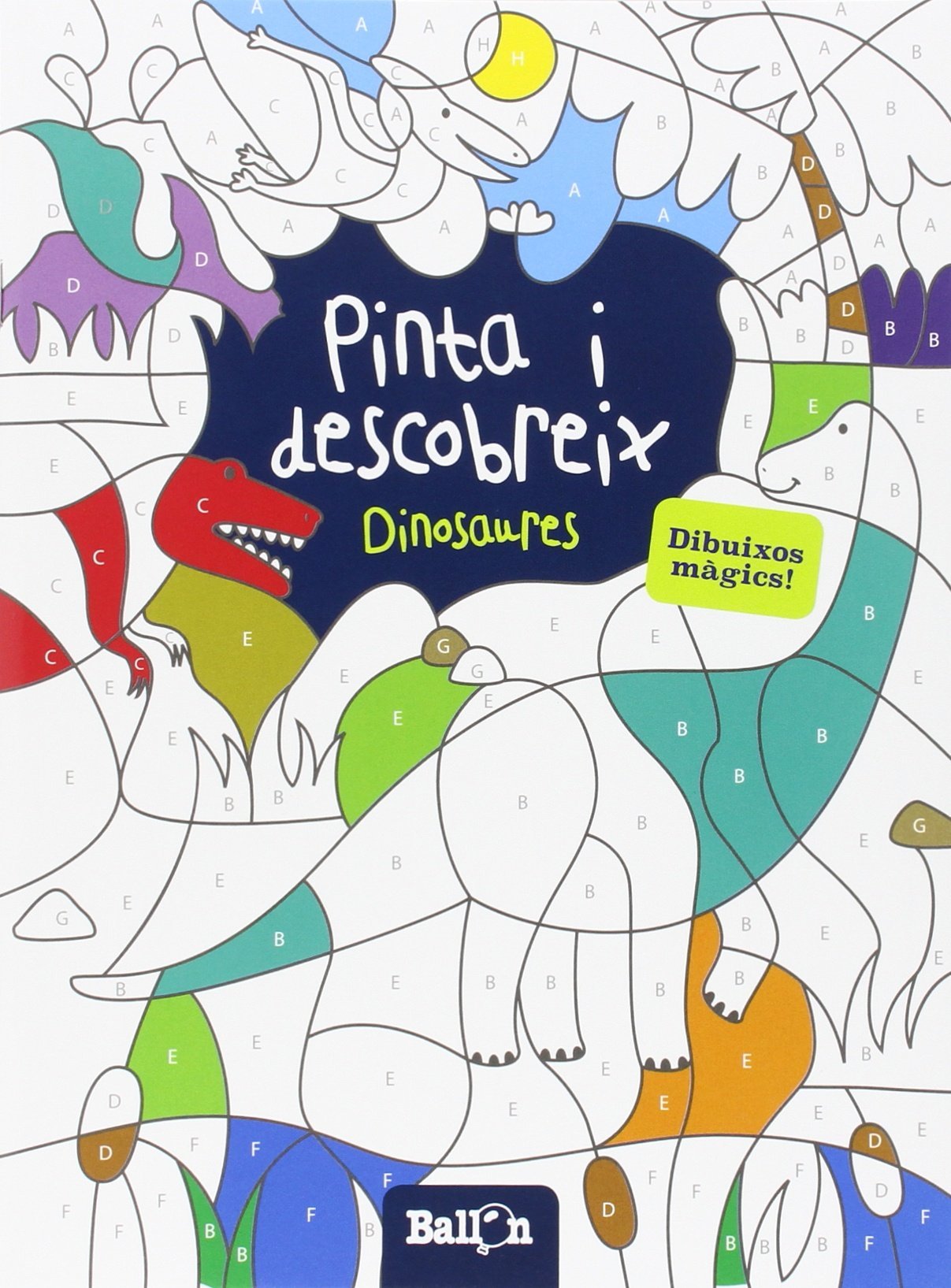 Pinta i descobreix - Dinosaures book