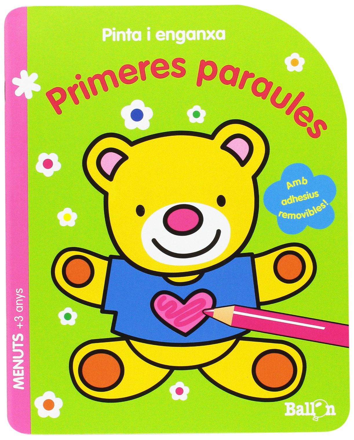 Pinta i enganxa - Primeres paraules book