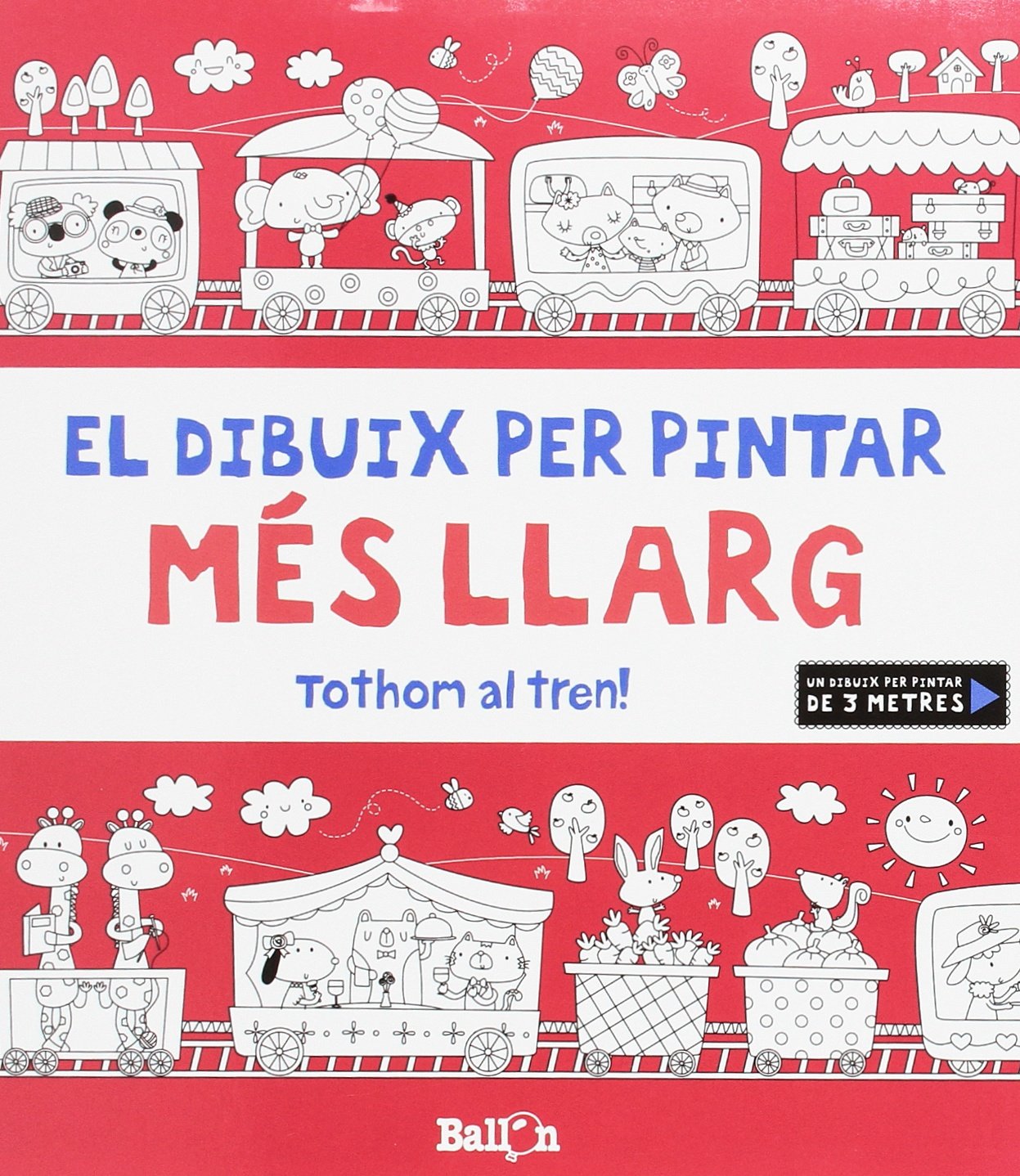 Tothom al tren! - El dibuix per pintar més llarg Novels & Short Stories