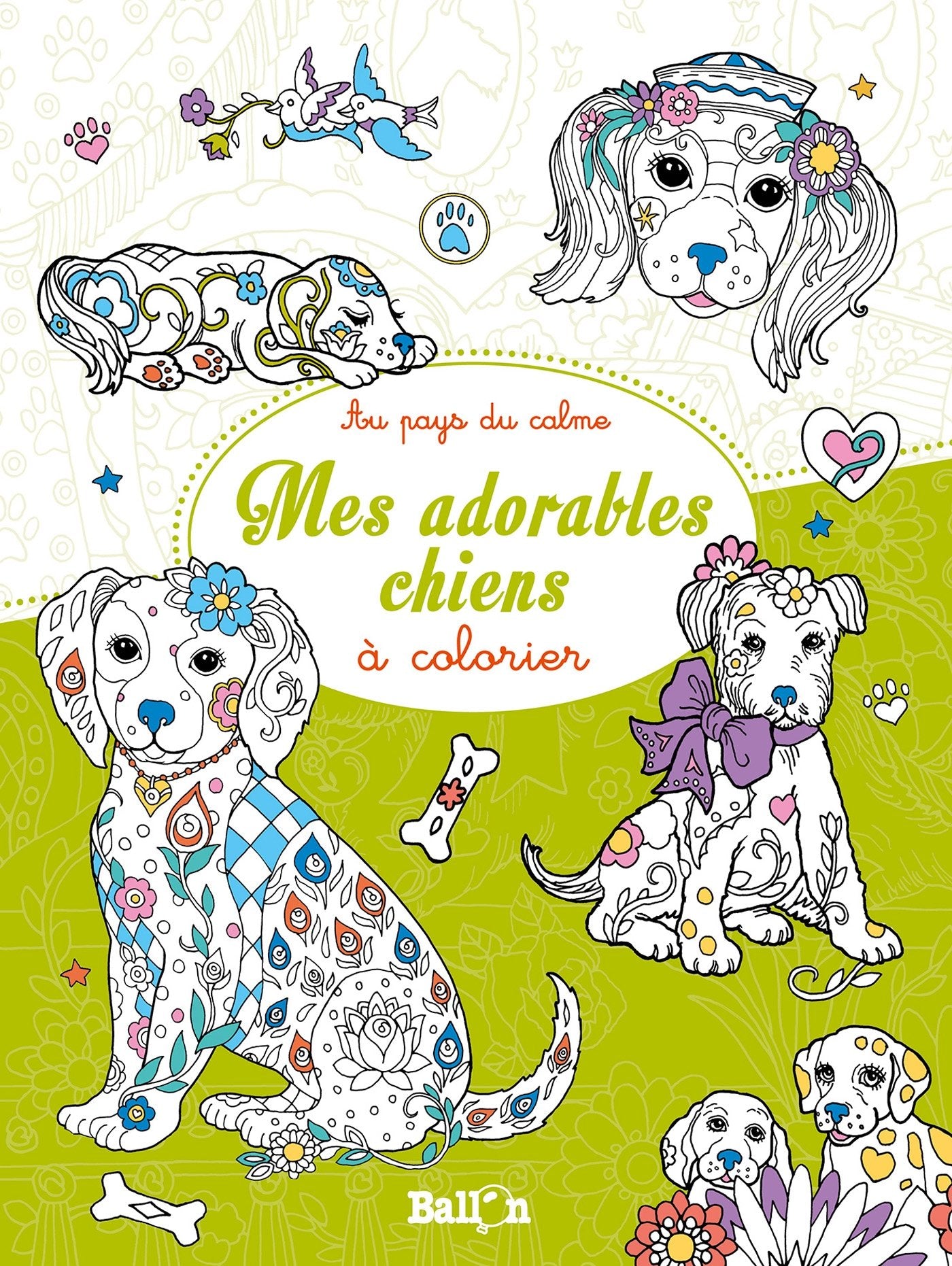 Mes adorables chiens à colorier book