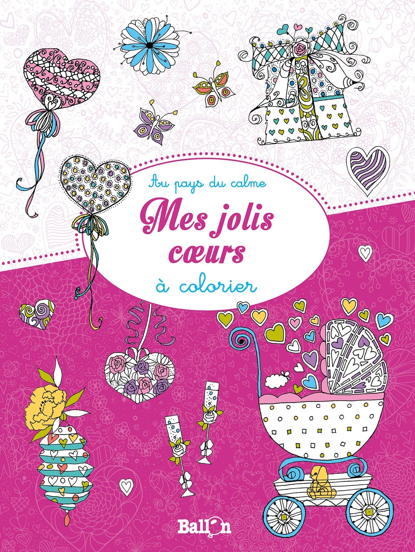 Mes jolis coeurs à colorier book