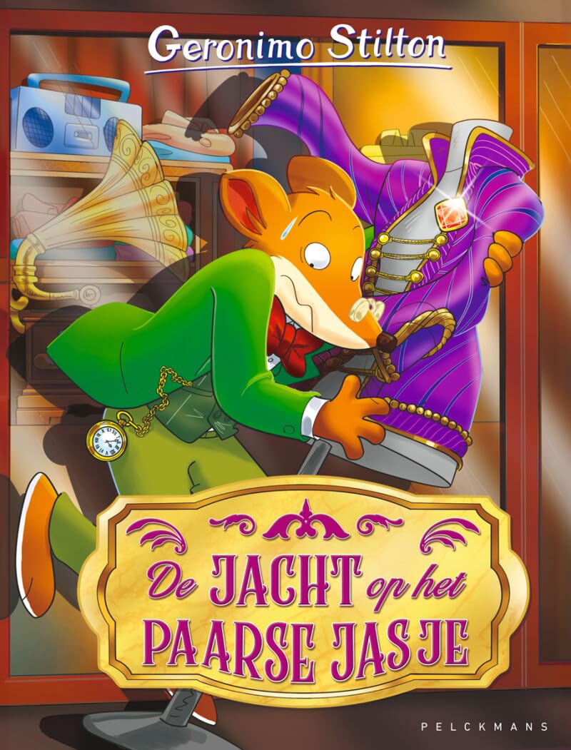 De jacht op het paarse jasje: Geronimo Stilton basisreeks (Geronimo Stilton-reeks, 96) Novels & Short Stories