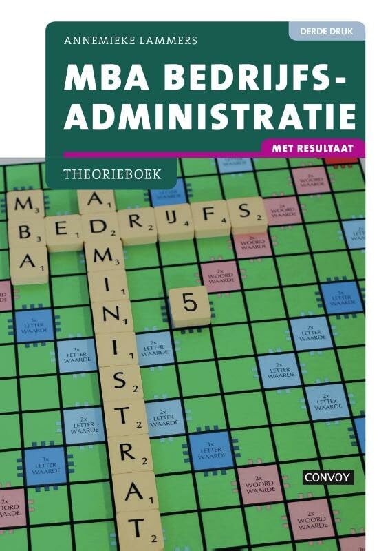 MBA Bedrijfsadministratie Theorieboek book