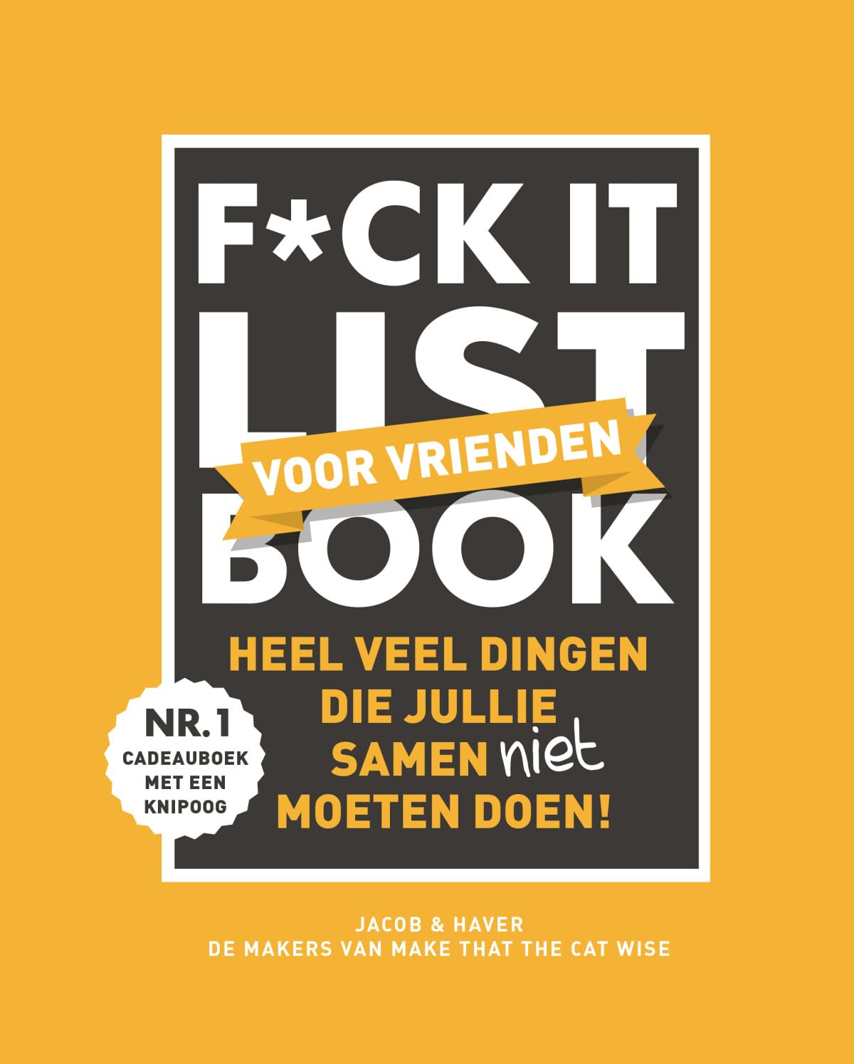 F*ck it list book voor vrienden Lifestyle