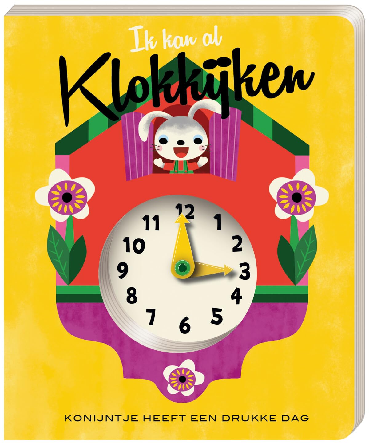 Ik kan al klokkijken: klok met echte wijzers book