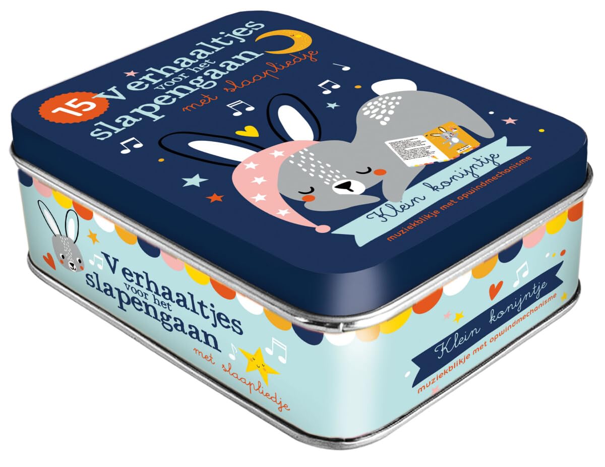 Muziekblikje met verhaaltjes voor het slapen gaan-Klein Konijntje book