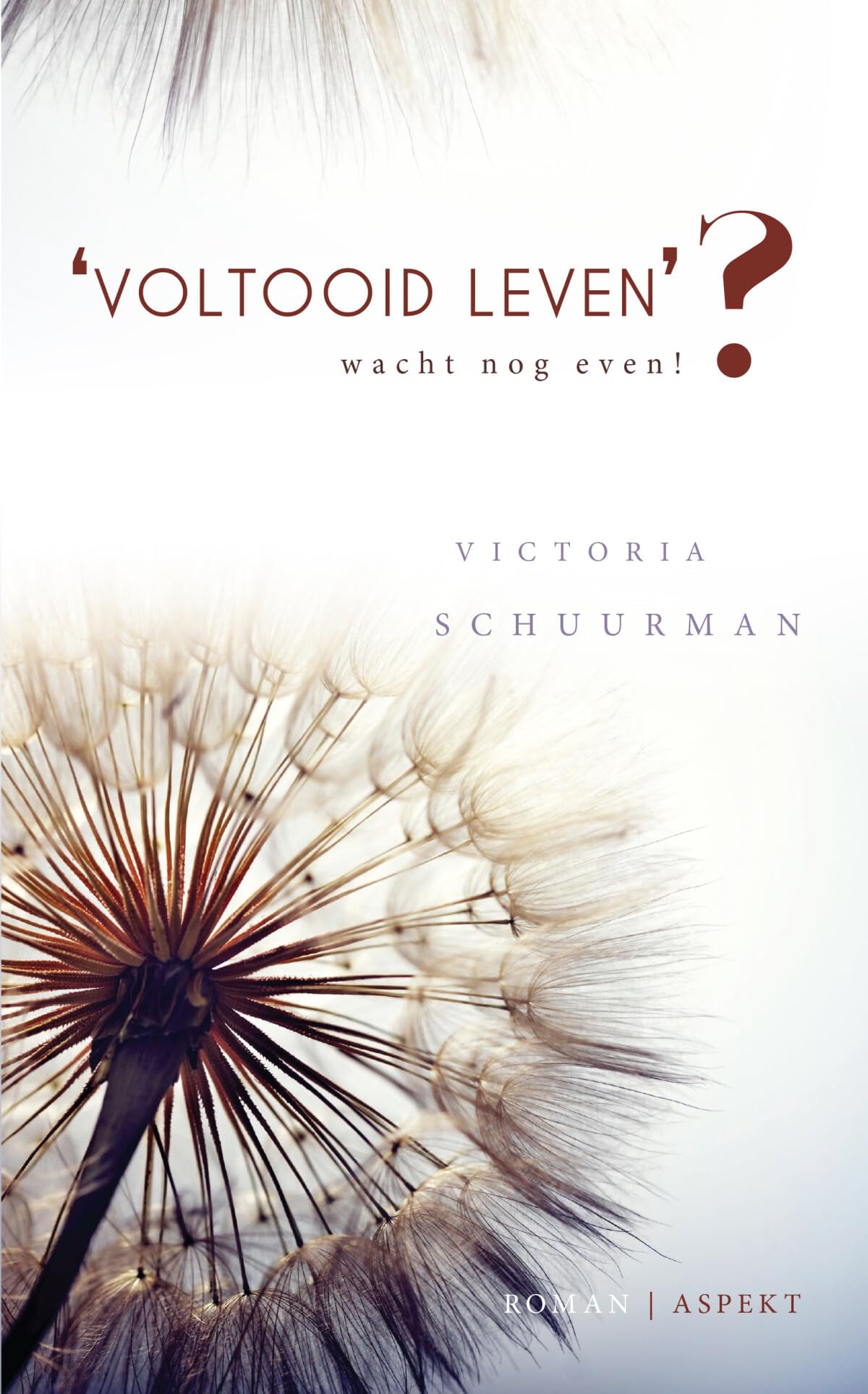 Voltooid leven?: wacht nog even book