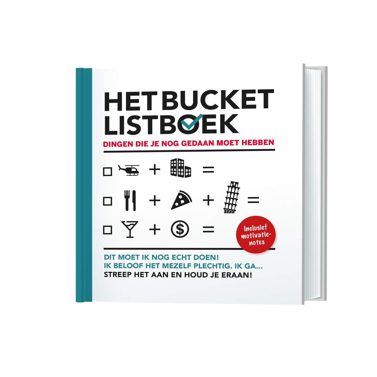 Het bucket listboek: dingen die je gedaan moet hebben book