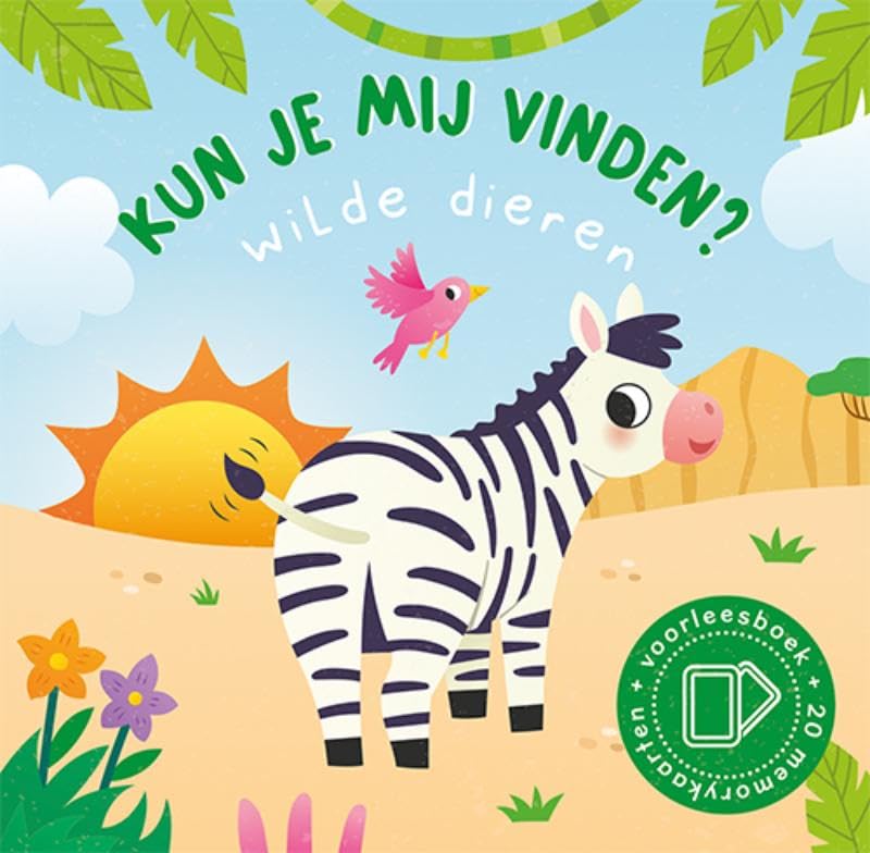 Kun je mij vinden? Wilde dieren: Voorleesboek + 20 memorykaarten book