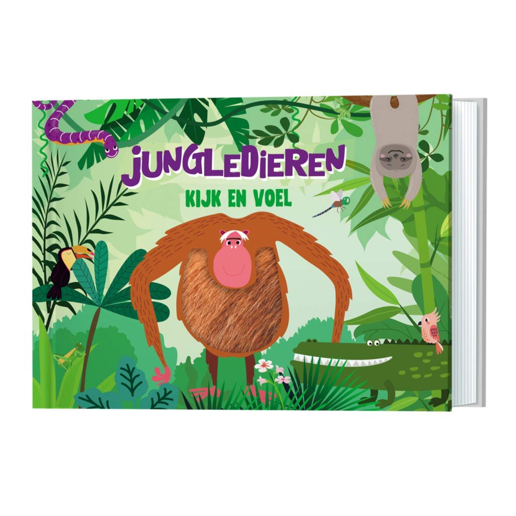 Jungledieren (Kijk en voel) Children's books
