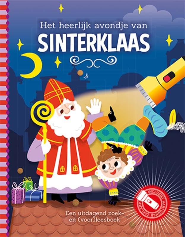 Het heerlijk avondje van Sinterklaas: Een uitdagend zoek- en (voor)leesboek book