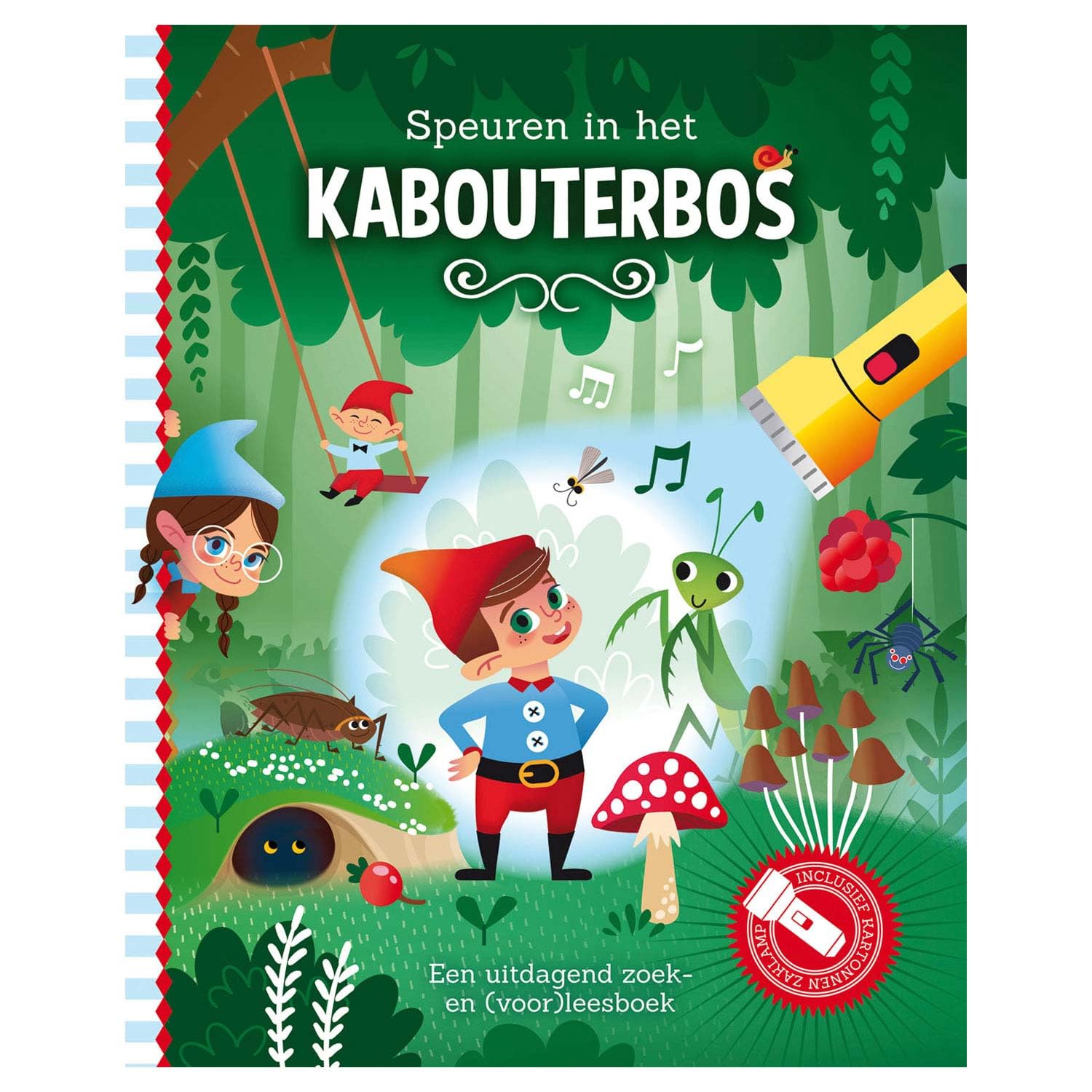 Speuren in het Kabouterbos: een uitdagend zoek-en (voor)leesboek book
