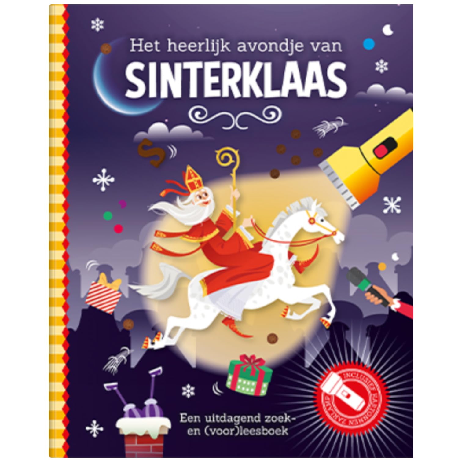 Het heerlijk avondje van Sinterklaas: een uitdagend zoek- en (voor)leesboek book