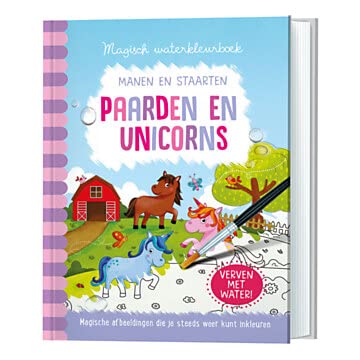 Magisch waterkleurboek Paarden en unicorns Tiptoi & Games