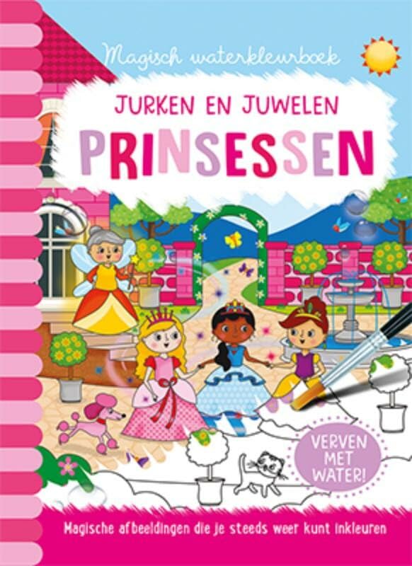 Magisch waterkleurboek Prinsessen: jurken en juwelen book